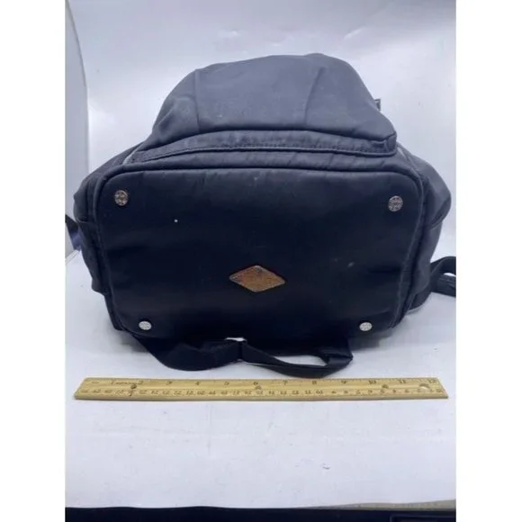 Mz Wallace Cece Moto Black Nylon Backpack display picture 3